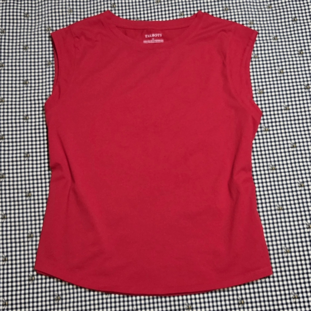 Talbots Sleeveless Crewneck Top